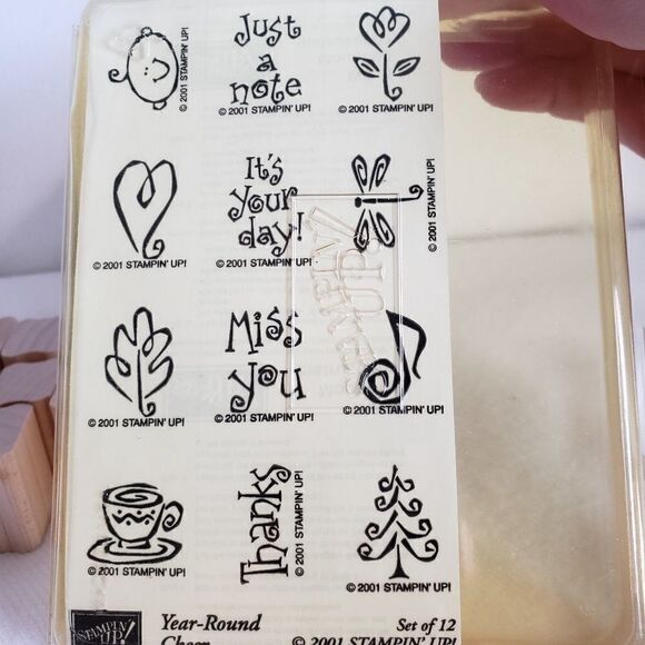 Stampin' Up! "Year-Round Cheer" Block Stamp Set - Picture 2 of 6